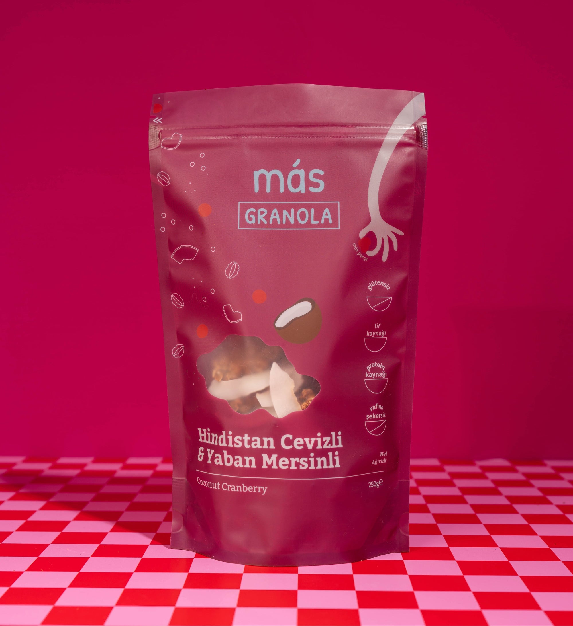 Coconut Cranberry Granola 250gr