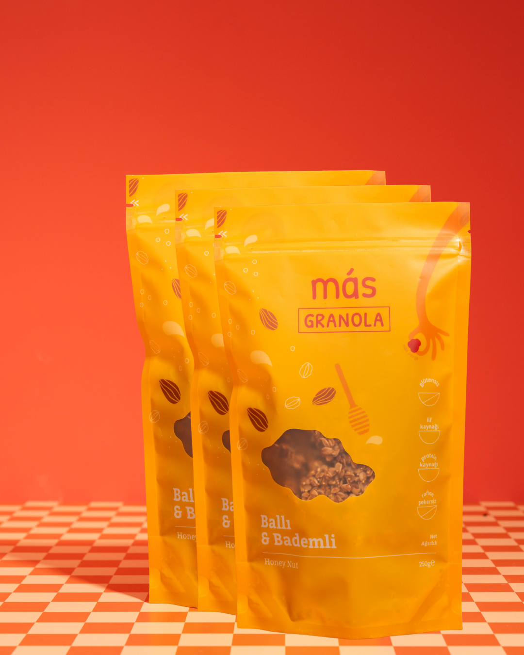 Ballı Bademli Granola 250gr 3 adet